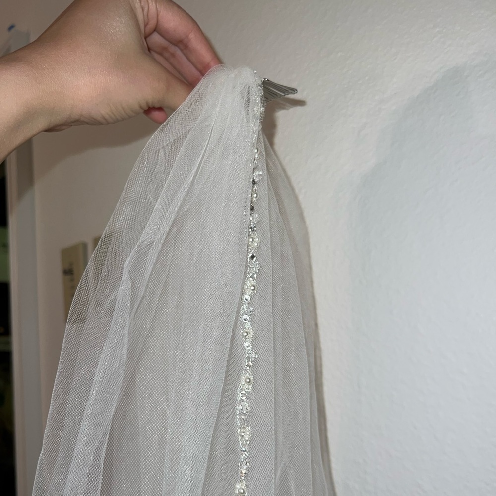 NEW JEWELED CATHEDRAL VEIL